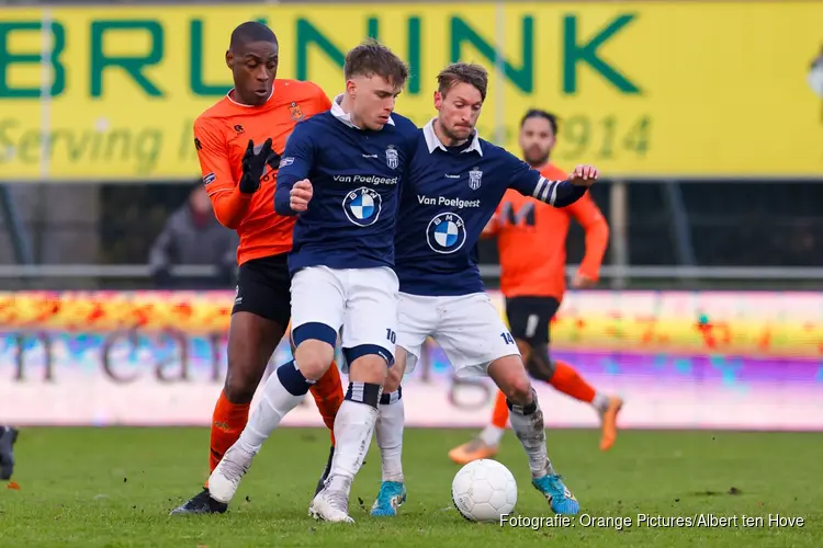 Koninklijke HFC geeft voorsprong uit handen en verliest van HHC