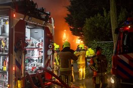 Grote brand in interieurwinkel Heemstede