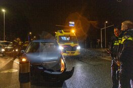 Aanrijding op kruising Prinsebrug in Haarlem