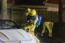 Peperdure AMG-Mercedes in brand in Heemstede