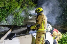 Peperdure AMG-Mercedes in brand in Heemstede