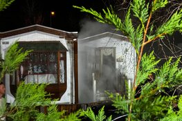 Brand op woonwagenkamp in Haarlem