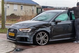 Veel schade bij botsing in Haarlem