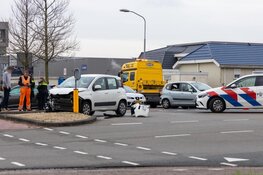 Veel schade bij botsing in Haarlem