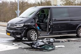 Botsing op drukke kruising in Haarlem