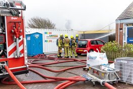 Grote brand in voormalige sportschool in Zandvoort