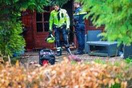 Brand bij tuinvereniging in Haarlem