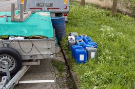 Drugsafval langs Jan van Krimpenweg in Haarlem