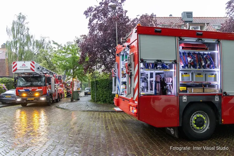 Brand op zolder van vrijstaande woning in Heemstede