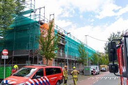 Windstoten: steigeronderdelen dreigen los te waaien in Haarlem