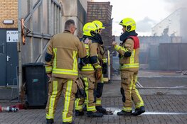 Containerbrand in Haarlem zorgt voor flinke rookontwikkeling