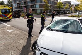 Flinke aanrijding op Prins Bernhardlaan in Haarlem