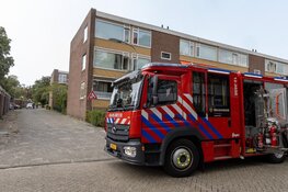 Brand in portiekflat in Haarlem