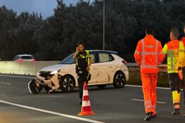 Aanrijding op A9 richting Rottepolderplein