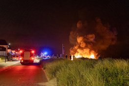 Strandtent Hippie Fish in Zandvoort volledig uitgebrand
