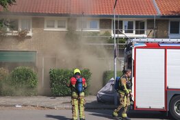Grote woning brand in Haarlem