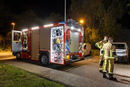 Autobrand na explosie aan de Briandlaan in Haarlem