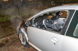 Nachtelijke autobrand in Haarlem