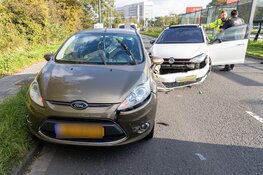 Ongeluk op Europaweg in Haarlem