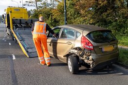 Ongeluk op Europaweg in Haarlem