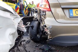 Ongeluk op Europaweg in Haarlem
