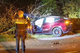 Automobilist gecrasht in Haarlem: schade over 100 meter