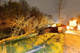 Automobilist gecrasht in Haarlem: schade over 100 meter