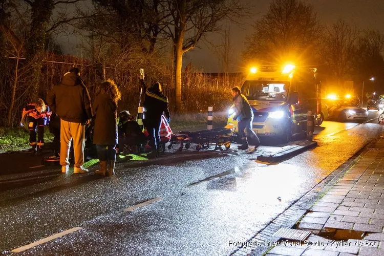 Man ernstig gewond na val met elektrische fiets in Haarlem