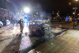 Gestolen auto in brand op Wim van Eststraat in Haarlem
