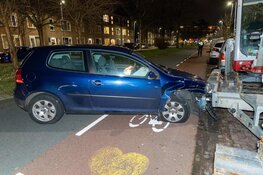 Automobilist aangehouden na aanrijding met graafmachine in Haarlem