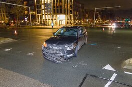 Flinke schade bij aanrijding op kruising in Haarlem