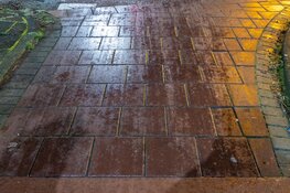 Spekglad fietspad zorg voor ongeval in Haarlem