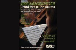 Kennemer Jeugd Orkest speelt Voorjaarsconcert met prijswinnaar Prinses Christina Concours