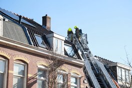Woningbrand aan Reguliersstraat in Haarlem
