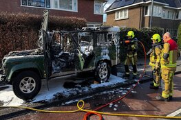 Jeep uitgebrand in Heemstede