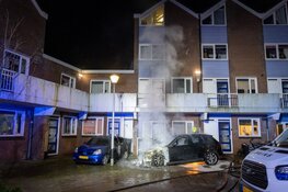 Autobrand op Voortingplantsoen in Haarlem
