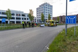 Motorrijder vliegt uit de bocht in Haarlem