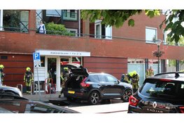 Brand in accu van elektrische auto