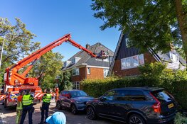 Brand op zolder in Heemstede