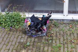 Wasmachine in brand in Haarlem