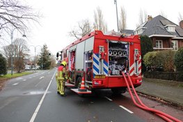 Bestelbus zwaar beschadigd na brand in Heemstede