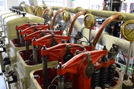 Historische scheepsmotoren draaien op zaterdag 27 december