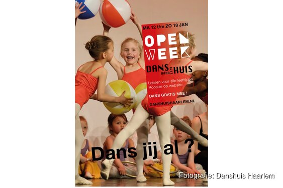 Danshuis Haarlem zet een week lang alle deuren open