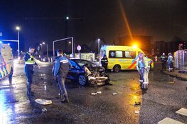 Flinke schade na ongeval op kruising in Haarlem