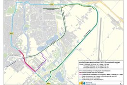 Afsluitingen N201 Heemstede - Laatste werkzaamheden Cruquiusbruggen