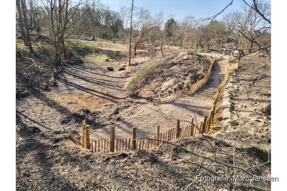 Illegale aanleg tuin in natuurgebied