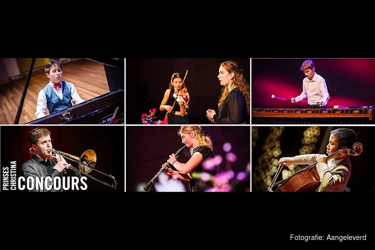 Drie toptalenten uit Noord-Holland in halve finale Prinses Christina Concours