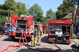 Grote brand bij Plus supermarkt in Heemstede
