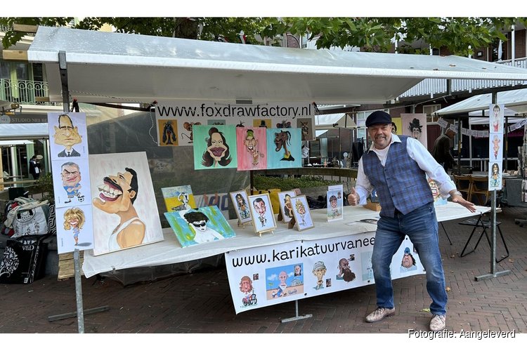 Ruim 40 kunstenaars tijdens Kunst & Creatie Markt Heemstede – Raadhuisstraat