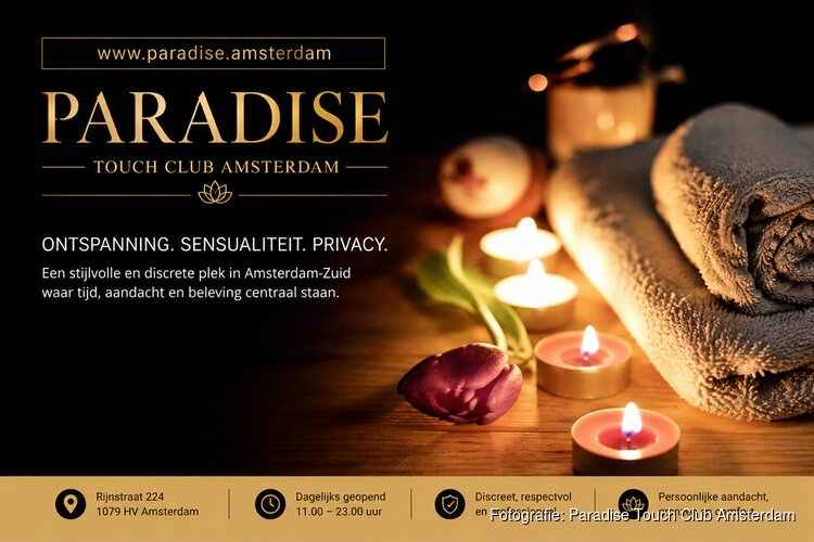 Paradise Touch Club: een plek in Amsterdam waar ontspanning en sensualiteit samenkomen